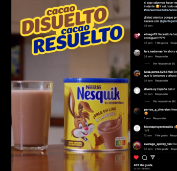 Nesquick – Filtro TikTok – Instagram